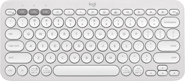 920-011784 Logitech - Keyboard - Wireless - White