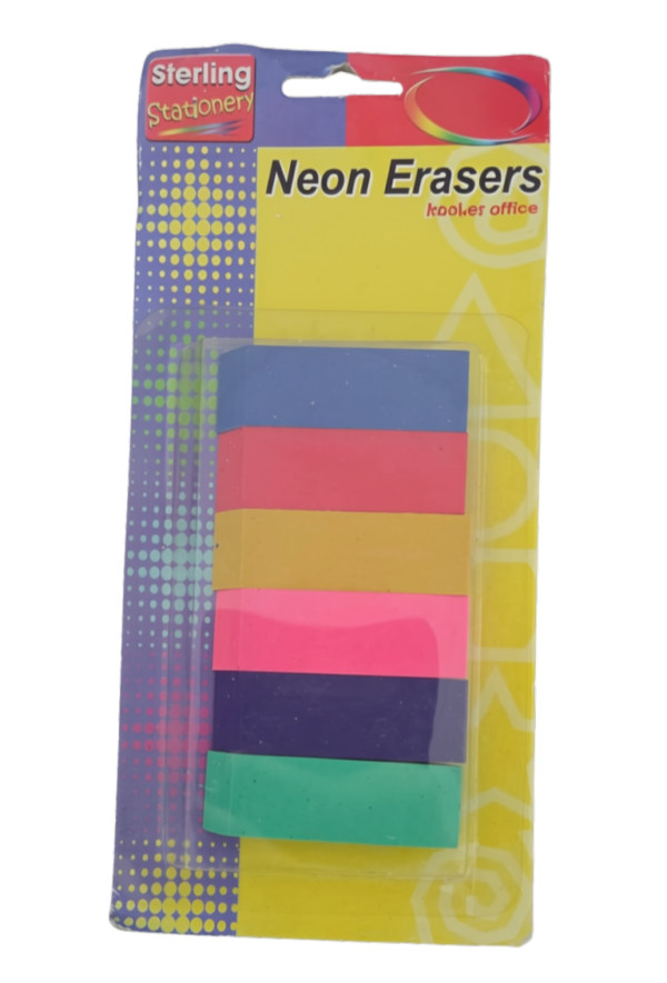 Neon Erasers
