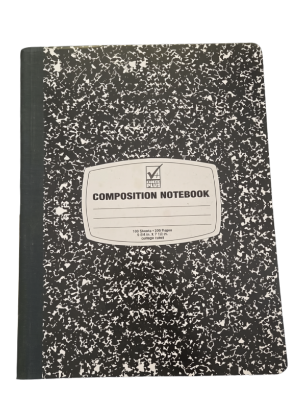 Composition Notebook 100 Sheet 9.75x7.5"