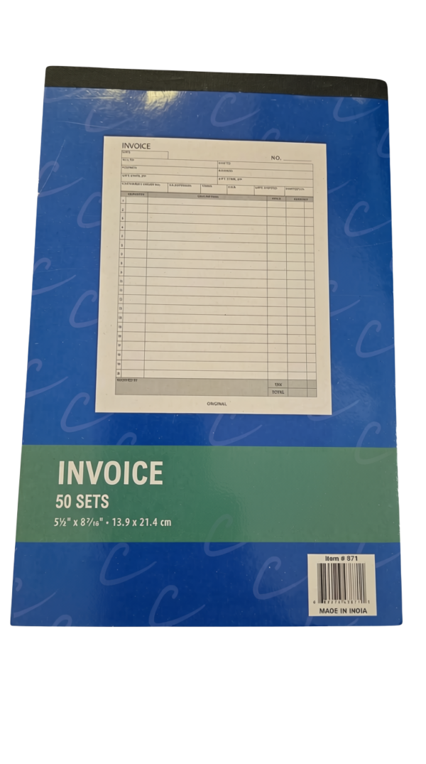 Invoice Book 50 sets (5.5 x 8.5)