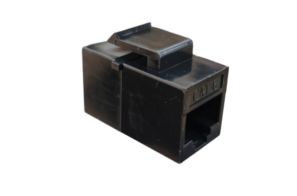 Cat6 RJ45 Keystone Jack Coupler (Black)