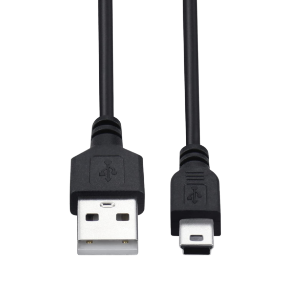 Mini USB 3ft Cable Cord (Black)